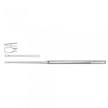 Buckingham Chisel Stainless Steel, 18 cm - 7" Tip Size 1.5 mm